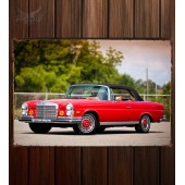 Металлическая табличка Mercedes-Benz 280SE 3.5 Cabriolet US-spec (W111 112)